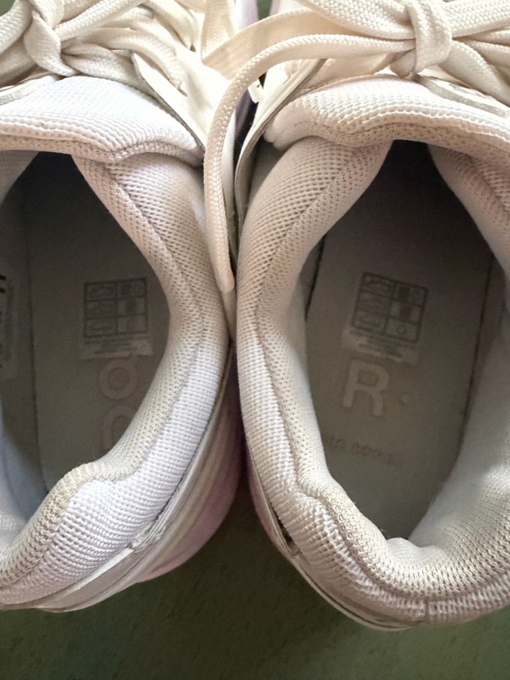 On Running Women's White Sneakers with Pale Pink/lilac Sole - Picture 4 of 6